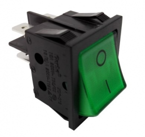 Pulsador Verde 30x22mm 230V Bipolar