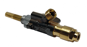 Grifo Gas Plancha Eje 8mm Salida 1/4