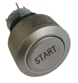 Pulsador Marcha 230V Ac 5A 22mm