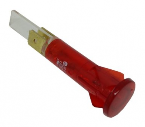 Piloto Rojo 10mm 230V Faston